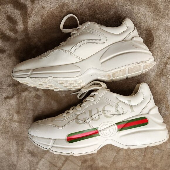 Gucci Rhyton Low Top Sneakers, Authentic - Picture 2 of 11